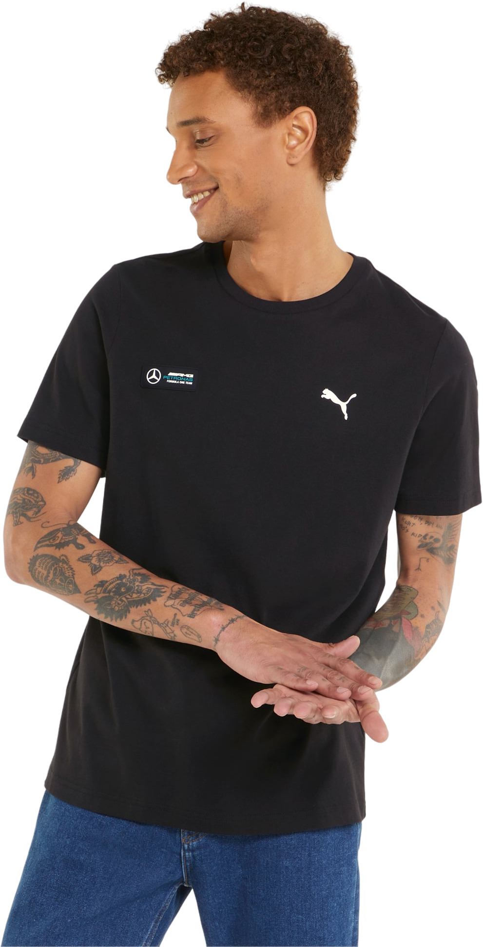

Футболка мужская PUMA 53436301 черная L, 53436301