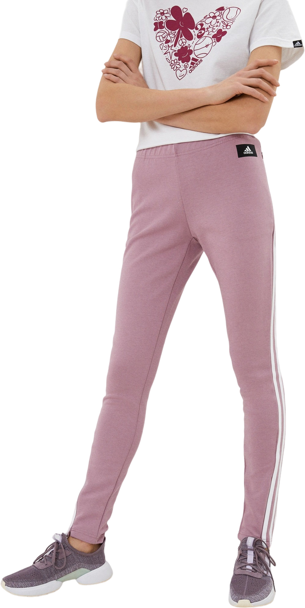 Спортивные брюки женские Adidas HE1654 розовые L