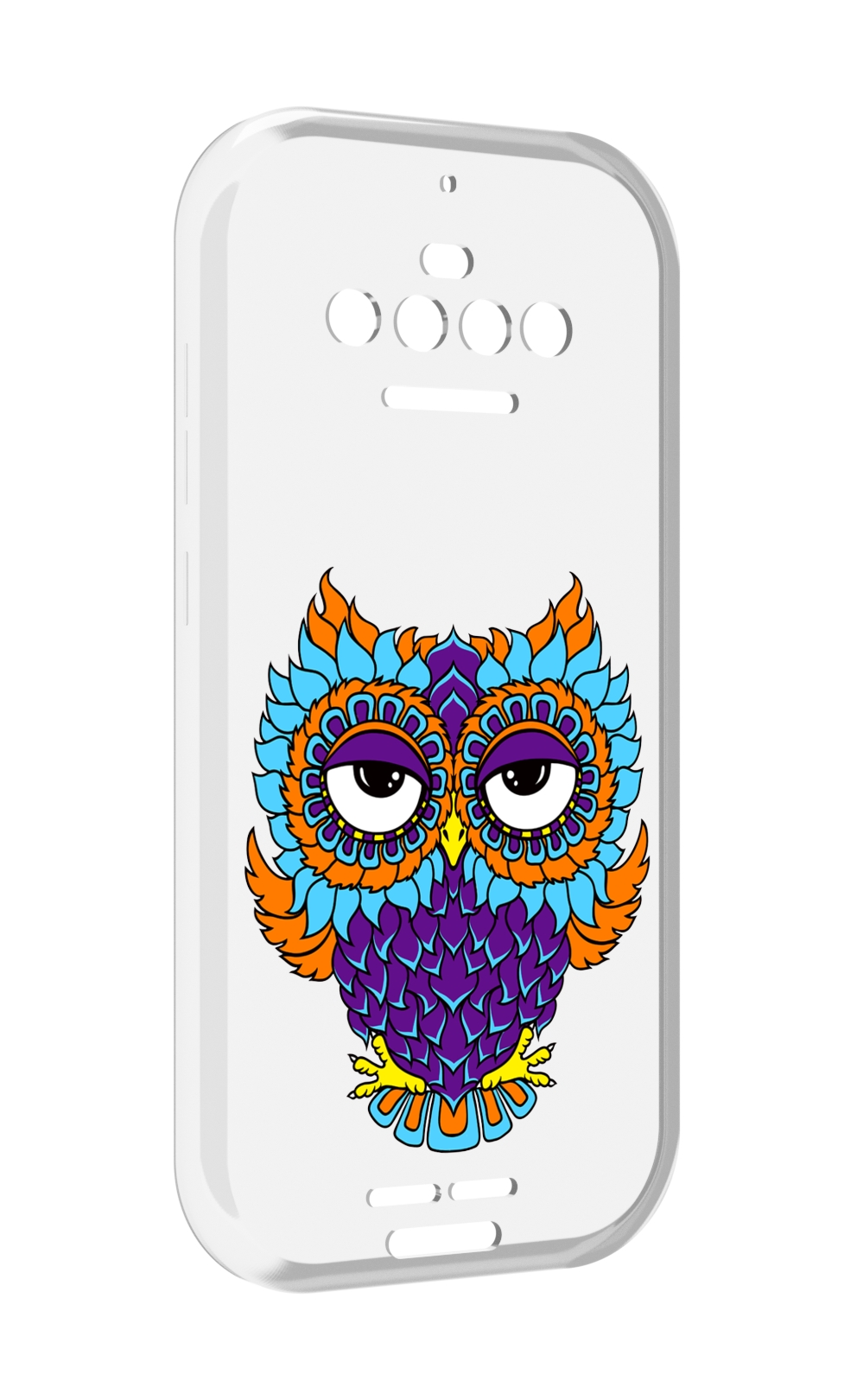 

Чехол MyPads Цветная сова для Oukitel F150 R2022, Прозрачный, Tocco