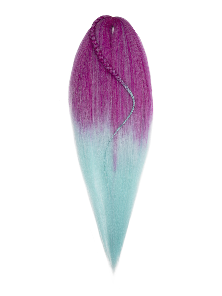 Канекалон HAIRSHOP Вау Джау К10-Ф1-Г16 1,3м 100г Розовый, Нежно-фиолетовый и голубой