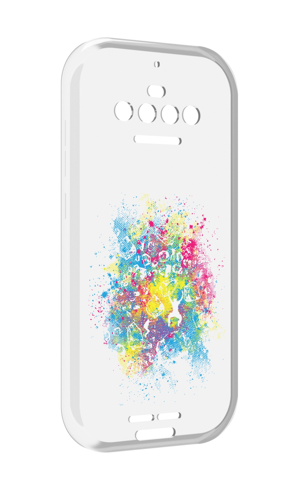 

Чехол MyPads акварель абстракция для Oukitel F150 R2022, Прозрачный, Tocco