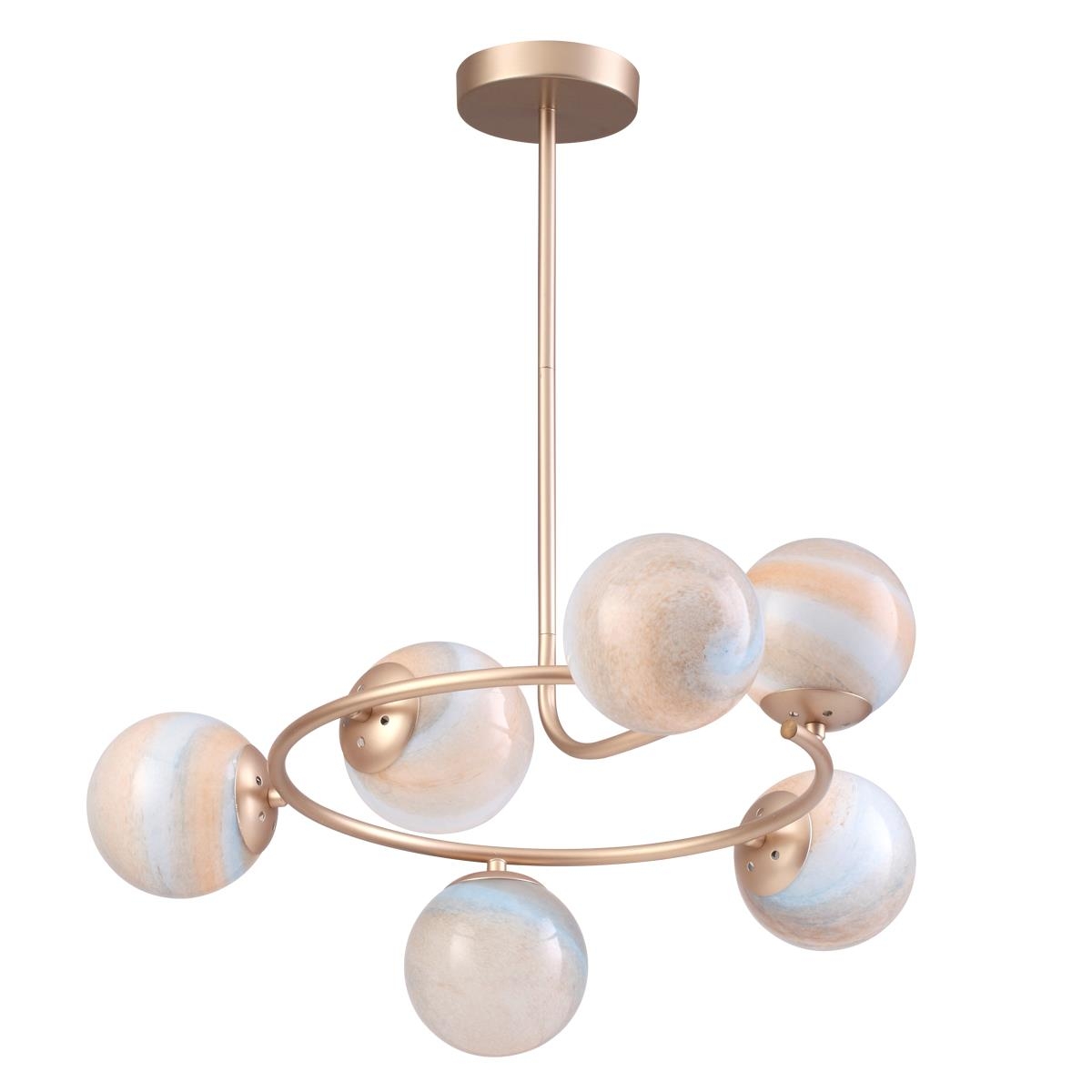 

Люстра на штанге Lumion 4466/6C-A Lumion Misty с поддержкой Алиса, 4466/6C-A