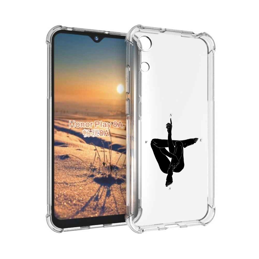 

Чехол бампер MyPads живой компас для Honor 8A, Прозрачный, Tocco