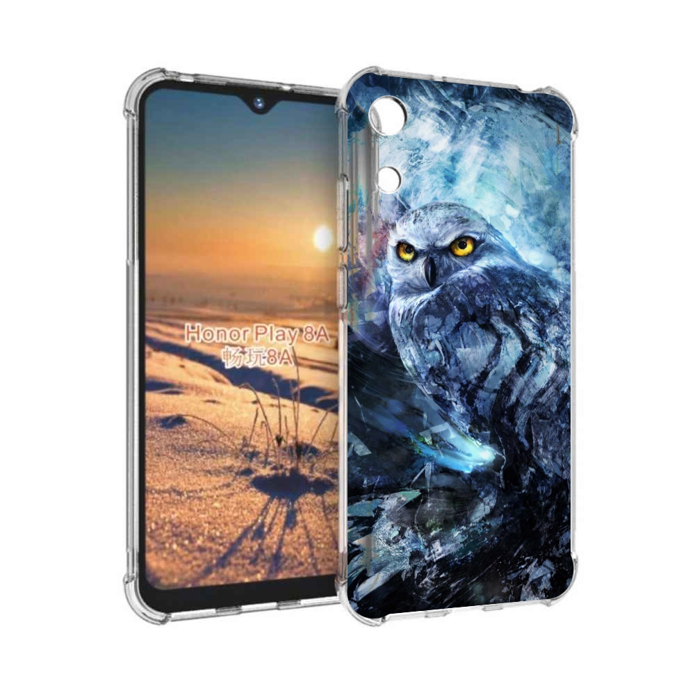 

Чехол бампер MyPads замороженная-сова для Honor 8A, Прозрачный, Tocco