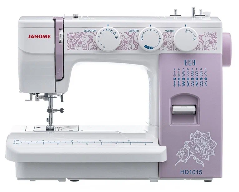 

Швейная машина Janome HomeDecor 1015 белый, розовый, HomeDecor 1015