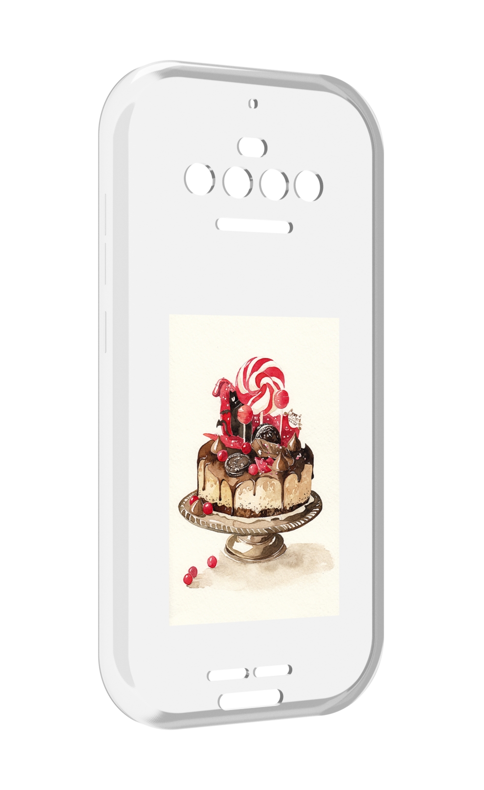

Чехол MyPads вкусный торт для Oukitel F150 R2022, Прозрачный, Tocco