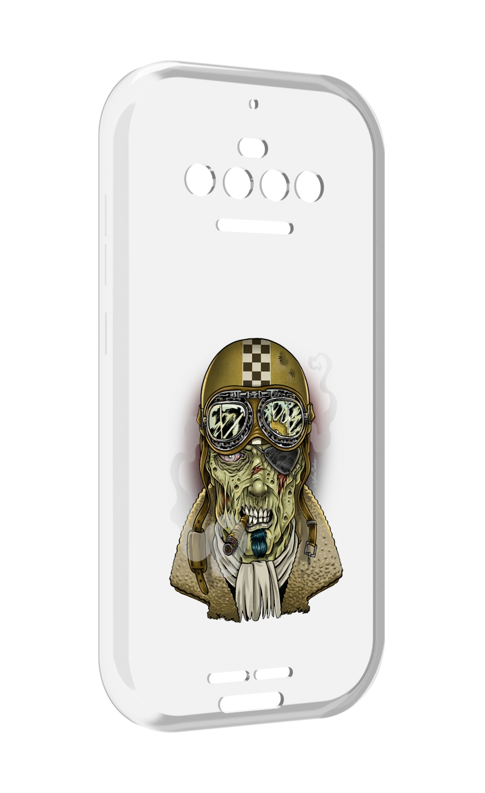 

Чехол MyPads военный зомби для Oukitel F150 R2022, Прозрачный, Tocco