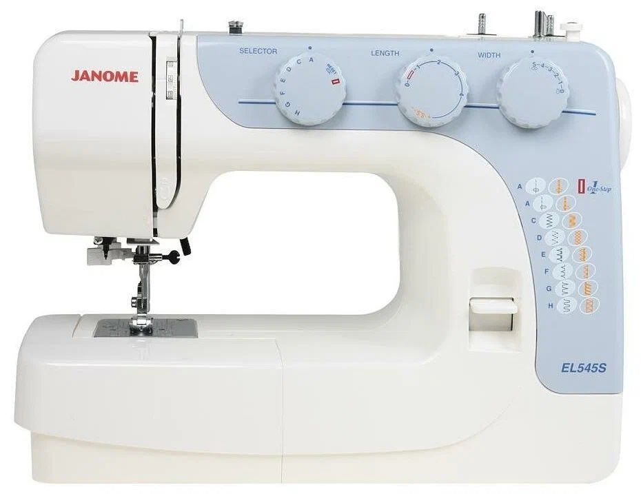 

Швейная машина Janome EL 545s белый, голубой, EL 545s