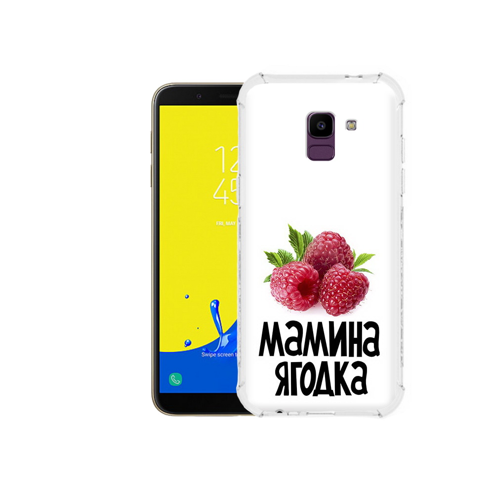 

Чехол MyPads Tocco для Samsung Galaxy J6 (2018) мамина ягодка, Прозрачный, Tocco