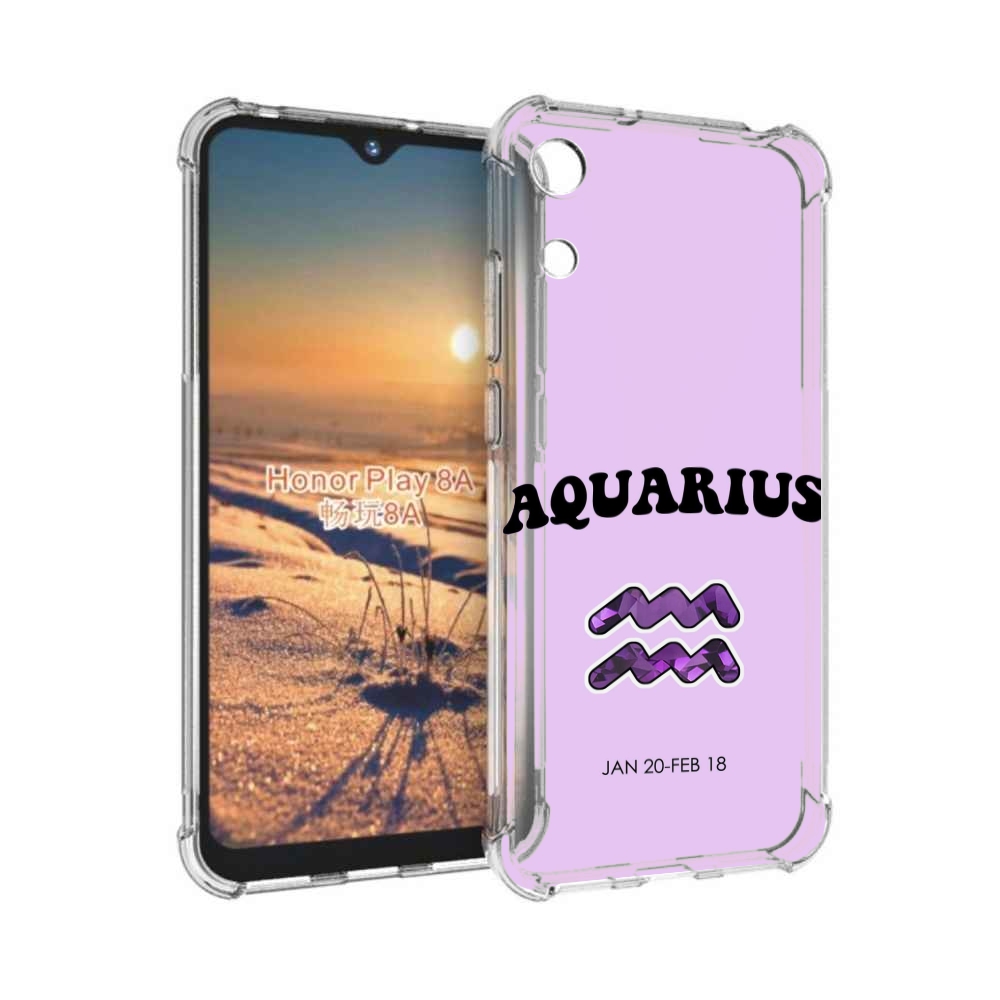 

Чехол бампер MyPads знак зодиака водолеи 4 для Honor 8A, Прозрачный, Tocco