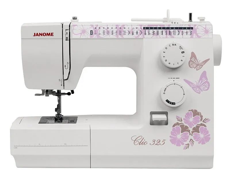 Швейная машина Janome Clio 325 белый, розовый швейная машина janome clio 200
