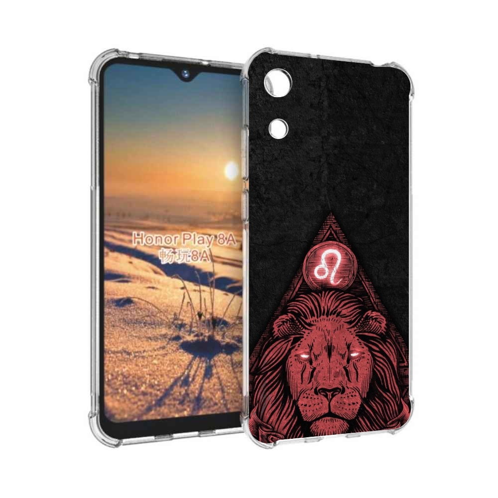

Чехол бампер MyPads знак зодиака лев 4 для Honor 8A., Прозрачный, Tocco
