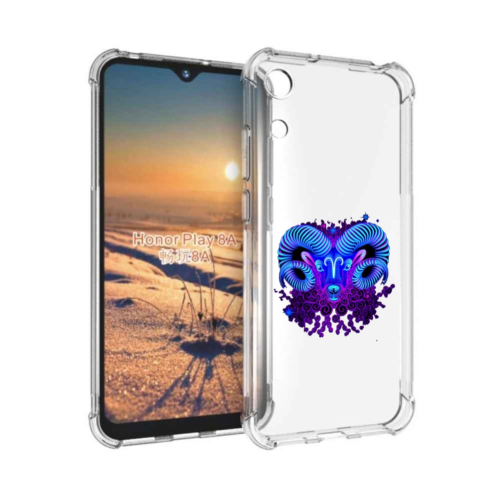

Чехол бампер MyPads знак зодиака овен 2 для Honor 8A, Прозрачный, Tocco