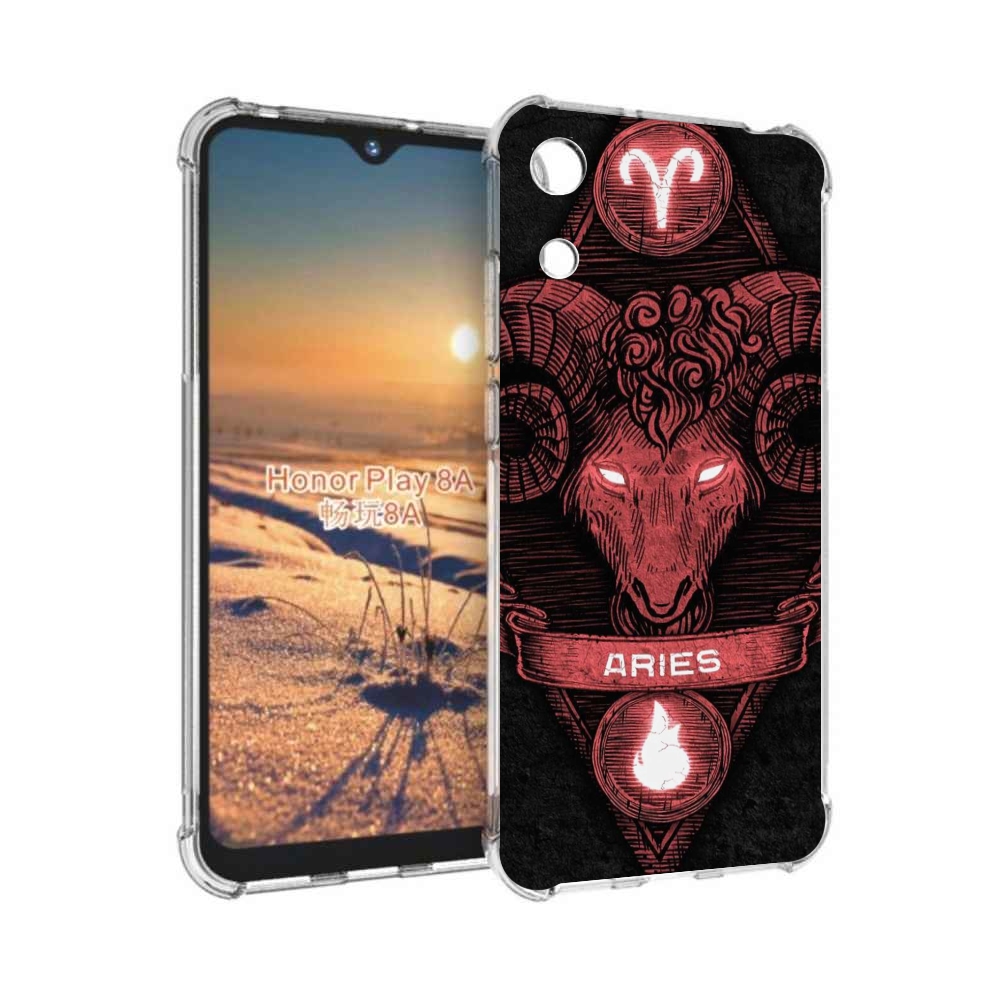 

Чехол бампер MyPads знак зодиака овен 6 для Honor 8A, Прозрачный, Tocco