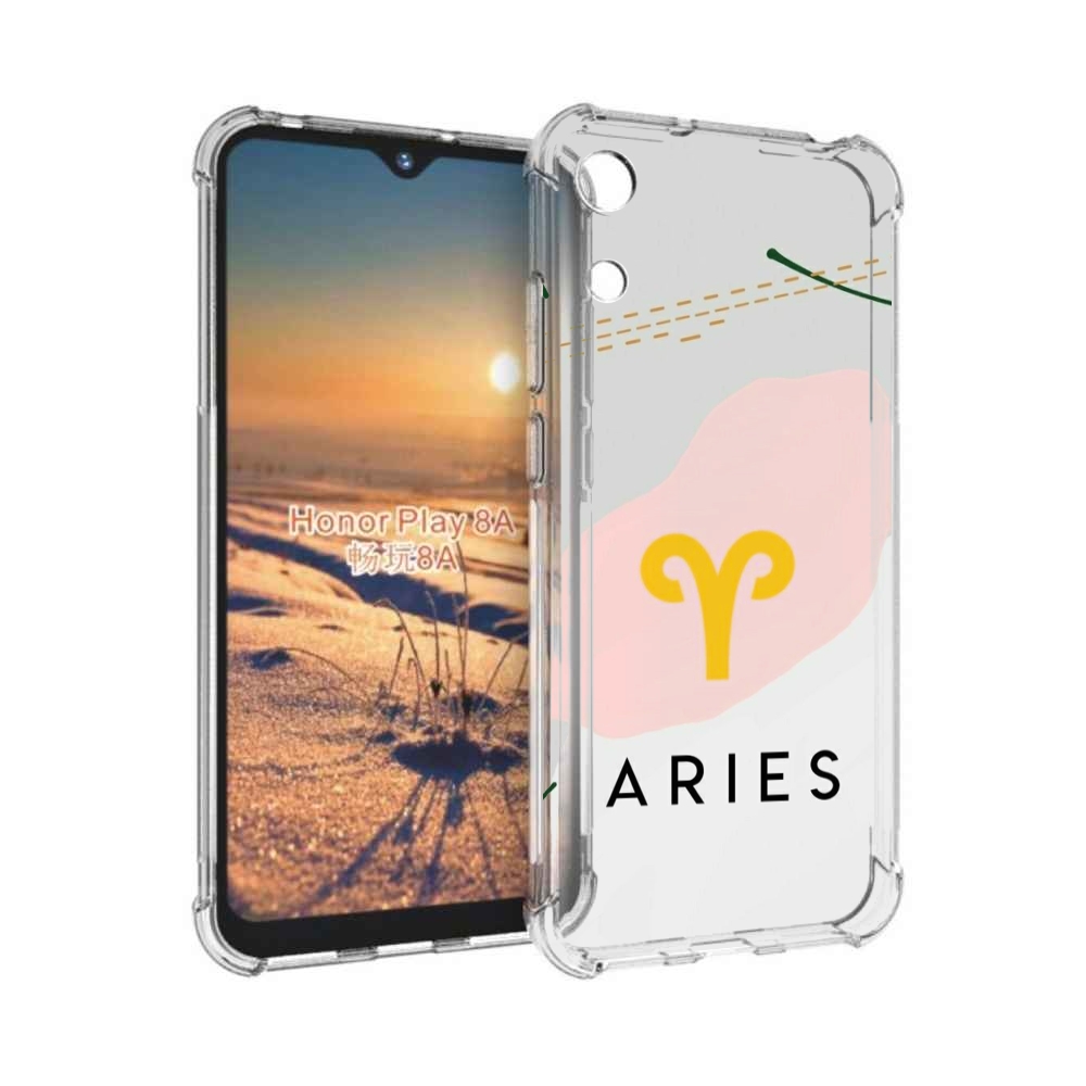 

Чехол бампер MyPads знак зодиака овен 7 для Honor 8A, Прозрачный, Tocco