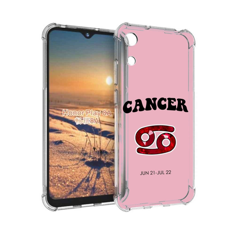 

Чехол бампер MyPads знак зодиака рак 1 для Honor 8A, Прозрачный, Tocco