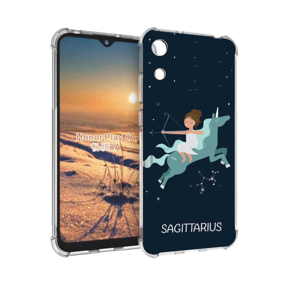 

Чехол бампер MyPads знак зодиака стрелец 5 для Honor 8A, Прозрачный, Tocco