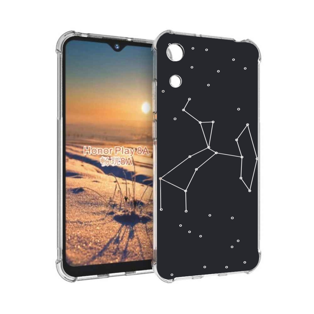 

Чехол бампер MyPads знак зодиака стрелец 6 для Honor 8A, Прозрачный, Tocco