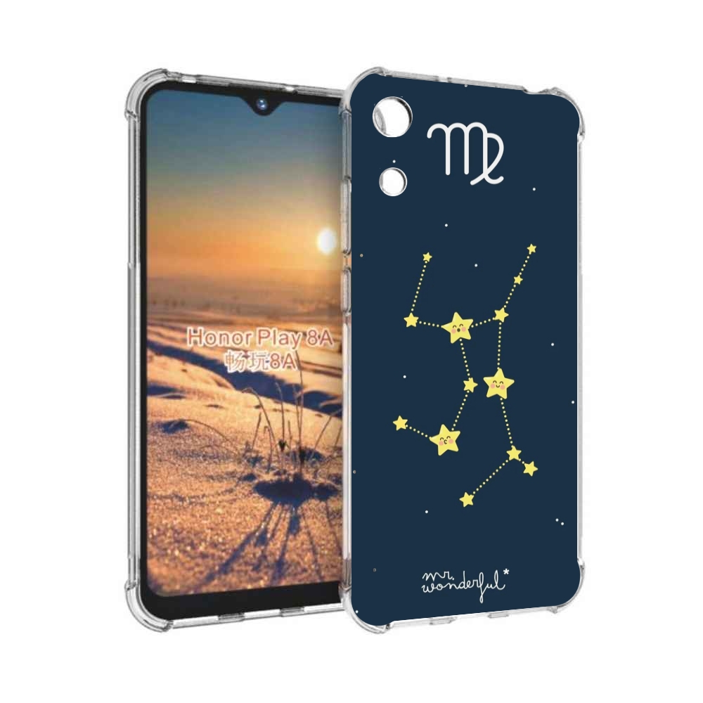 

Чехол бампер MyPads знак-зодиака-дева-3 для Honor 8A, Прозрачный, Tocco