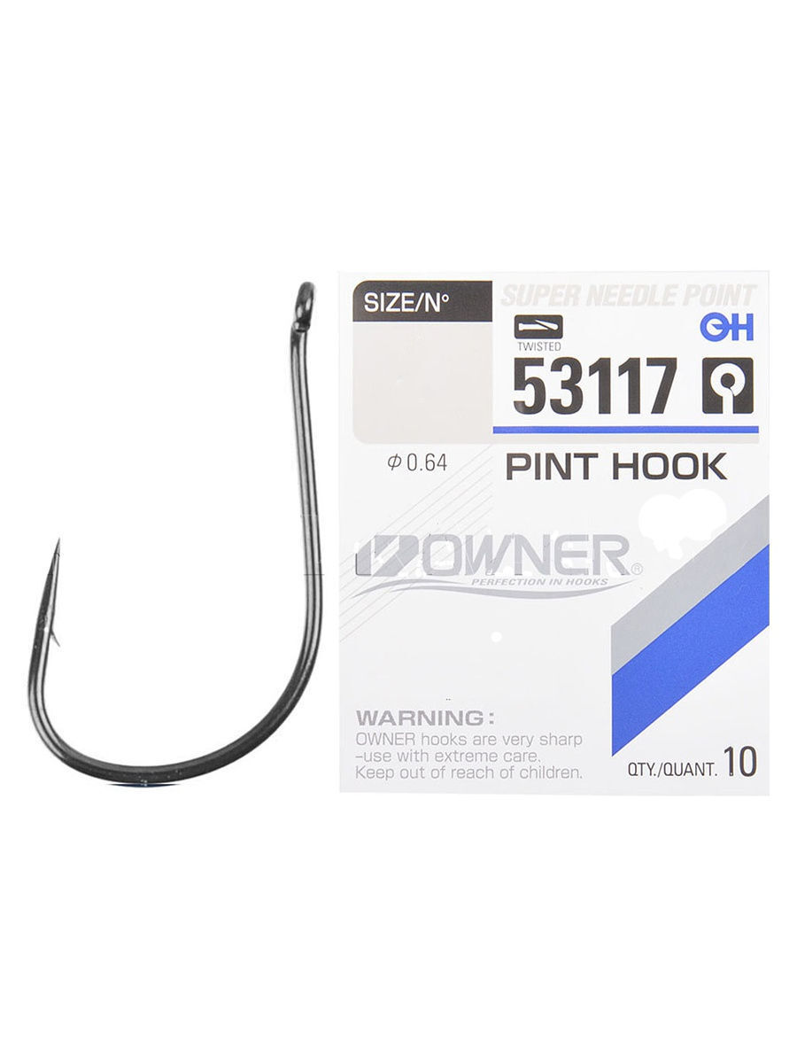 Крючок рыболовный №16