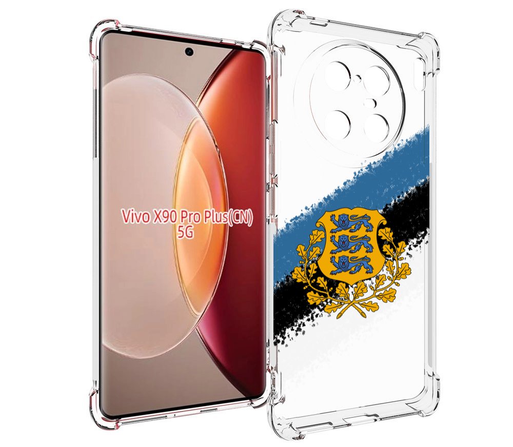 

Чехол MyPads герб флаг эстонии-2 для Vivo X90 Pro Plus, Прозрачный, Tocco