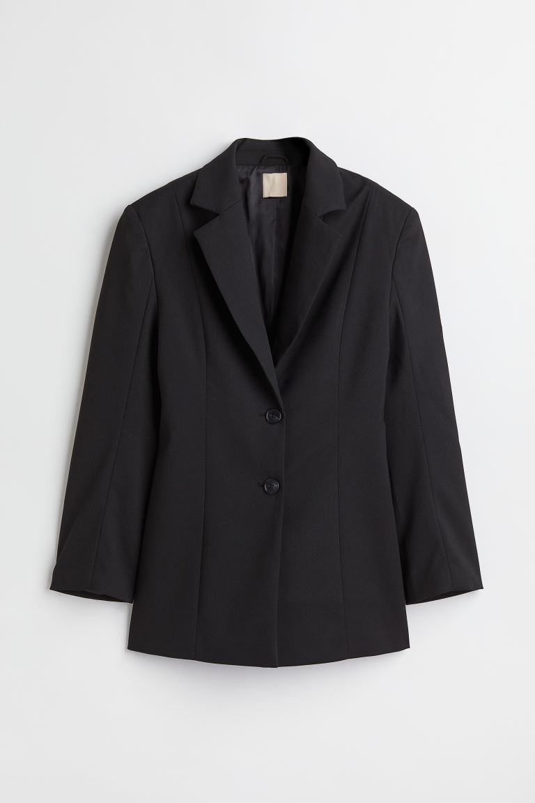 

Пиджак женский H&M 1001952003 черный XS (доставка из-за рубежа), 1001952003
