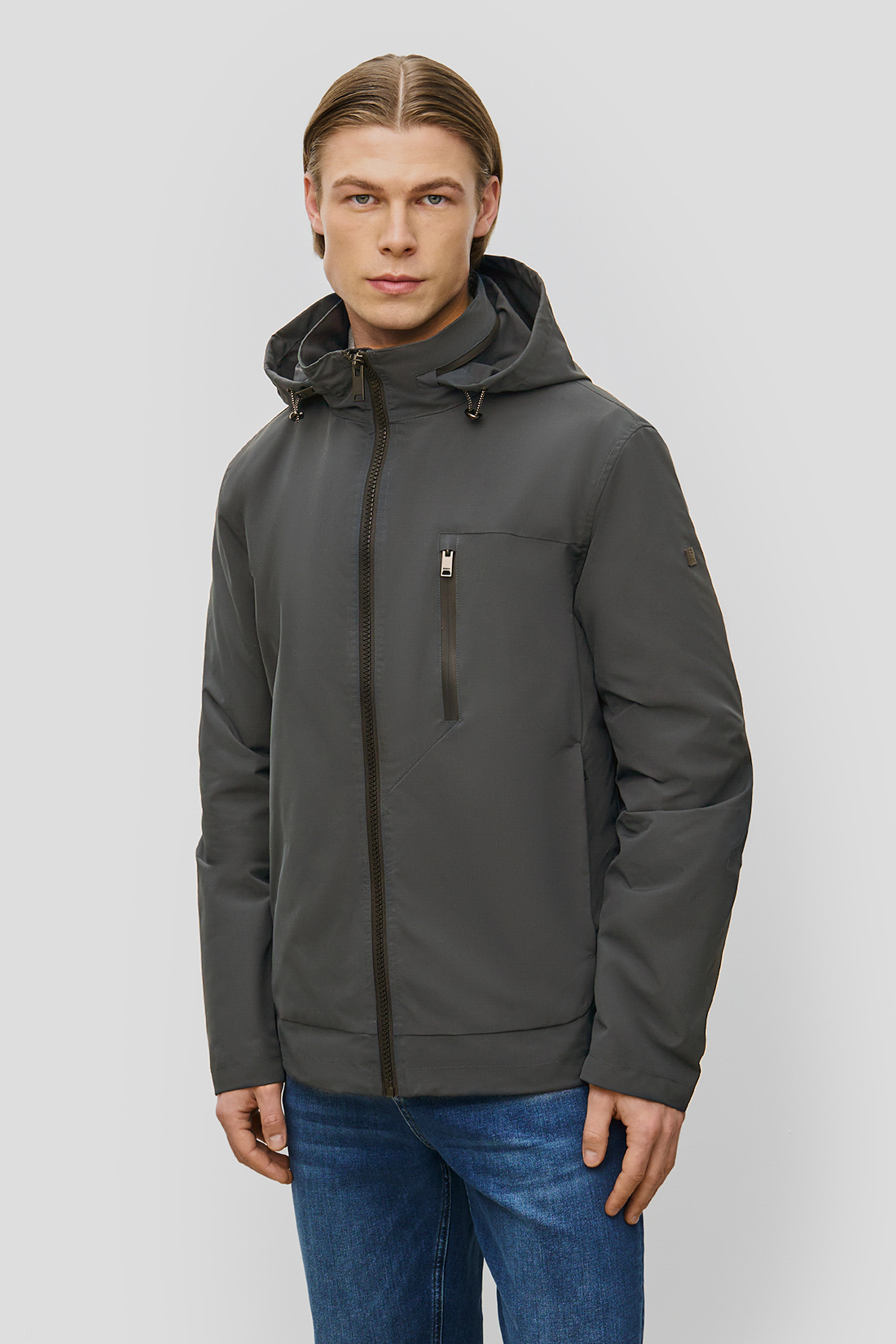 

Ветровка мужская Baon B6023011 синяя 2XL, Синий, B6023011