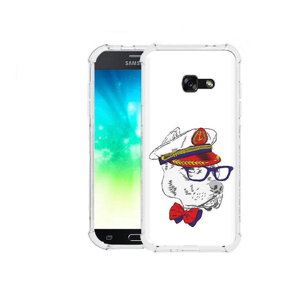 

Чехол MyPads Tocco для Samsung Galaxy A3 (2016) бульдог, Прозрачный, Tocco
