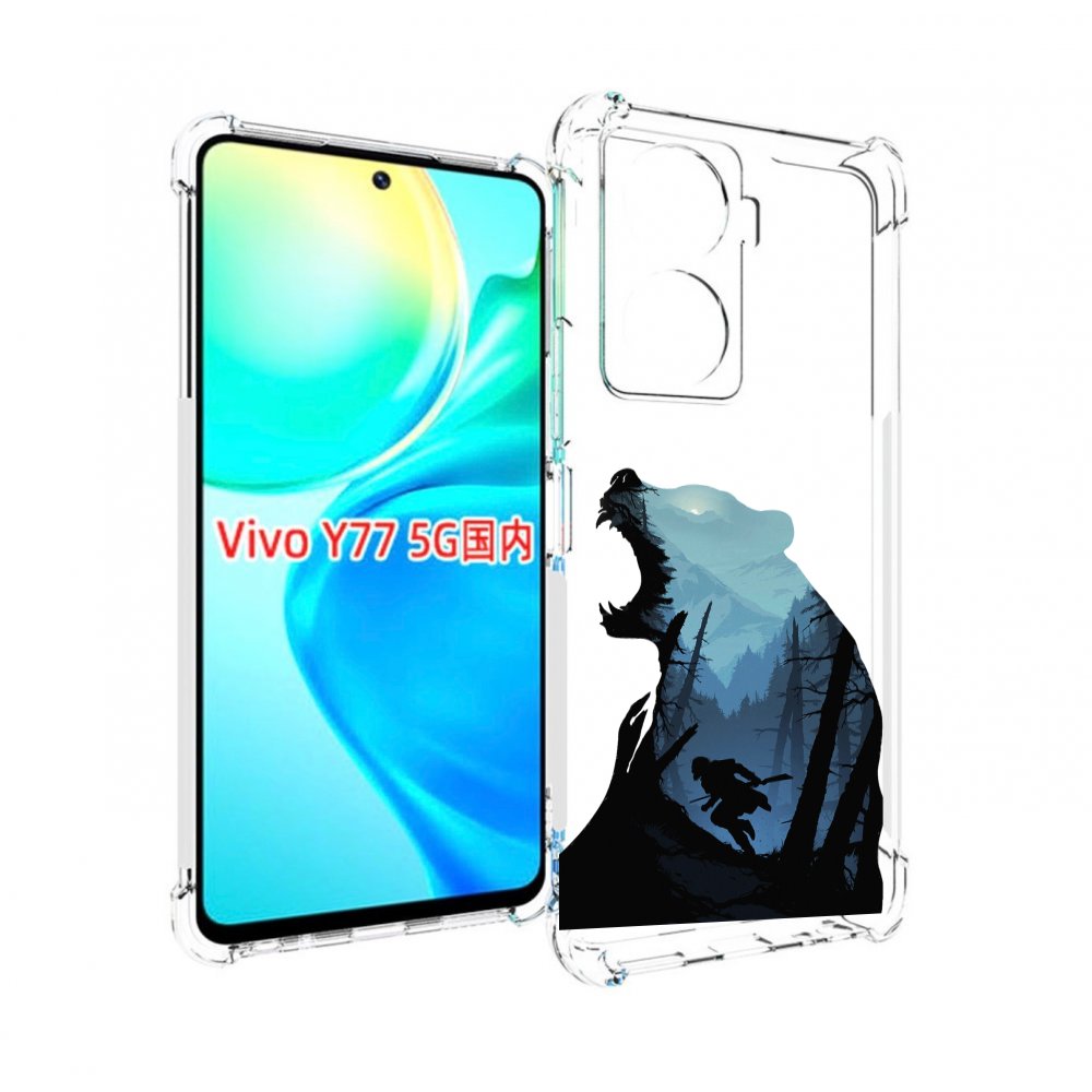 

Чехол MyPads Ночной-медведь для Vivo Y77 5G, Прозрачный, Tocco