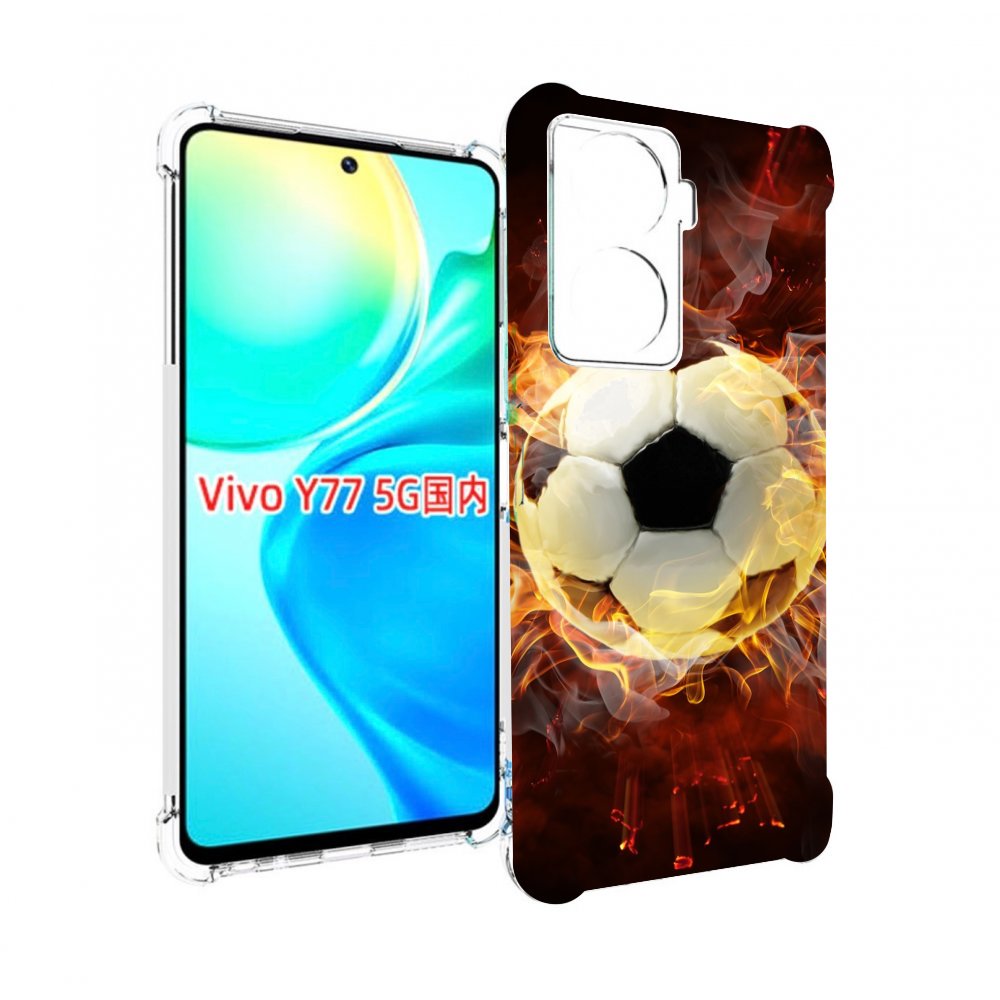 

Чехол MyPads Огненный-мяч для Vivo Y77 5G, Прозрачный, Tocco