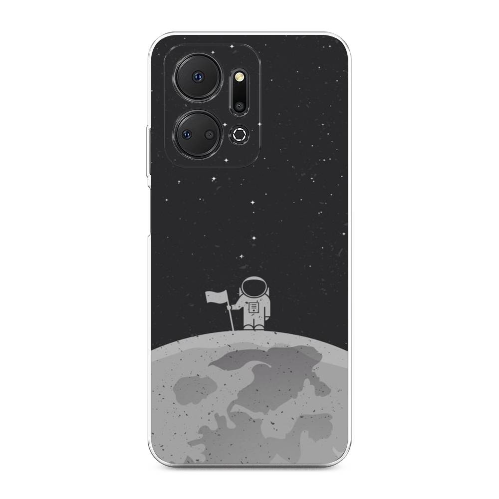 

Чехол Awog на Honor X7A "Первый на Луне", Черный, 6120650-4