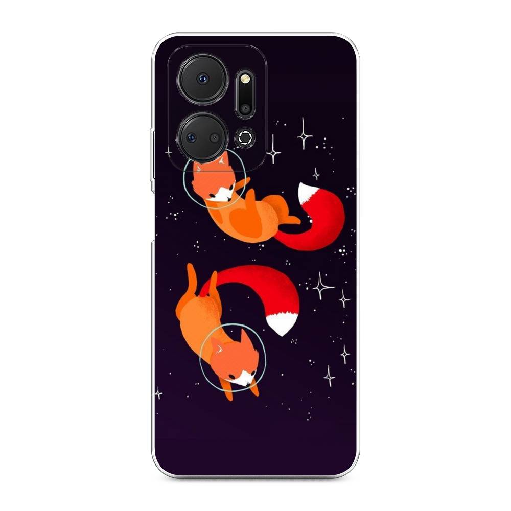 

Чехол Awog на Honor X7A "Лисы космонавты", Оранжевый, 6120650-4