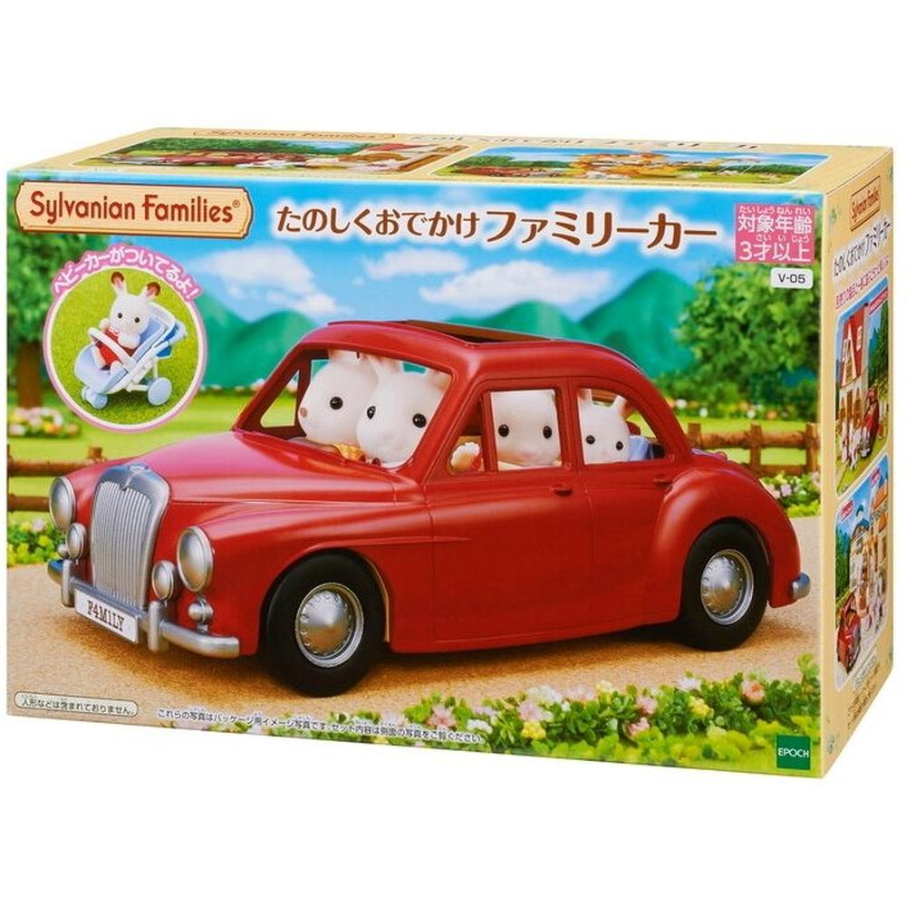 фото Игровой набор sylvanian families семейный автомобиль, 5 мест 5270 (красный)