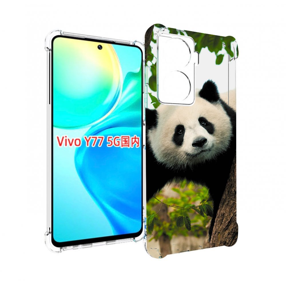 

Чехол MyPads Панда-на-дереве для Vivo Y77 5G, Прозрачный, Tocco