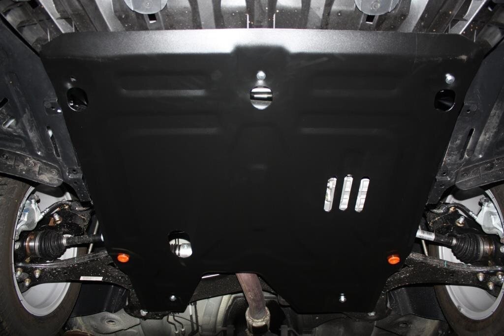alfeco защита картера двигателя и кпп для chery arrizo 7 (m16) 2014-, v-все (сталь 2 мм) a