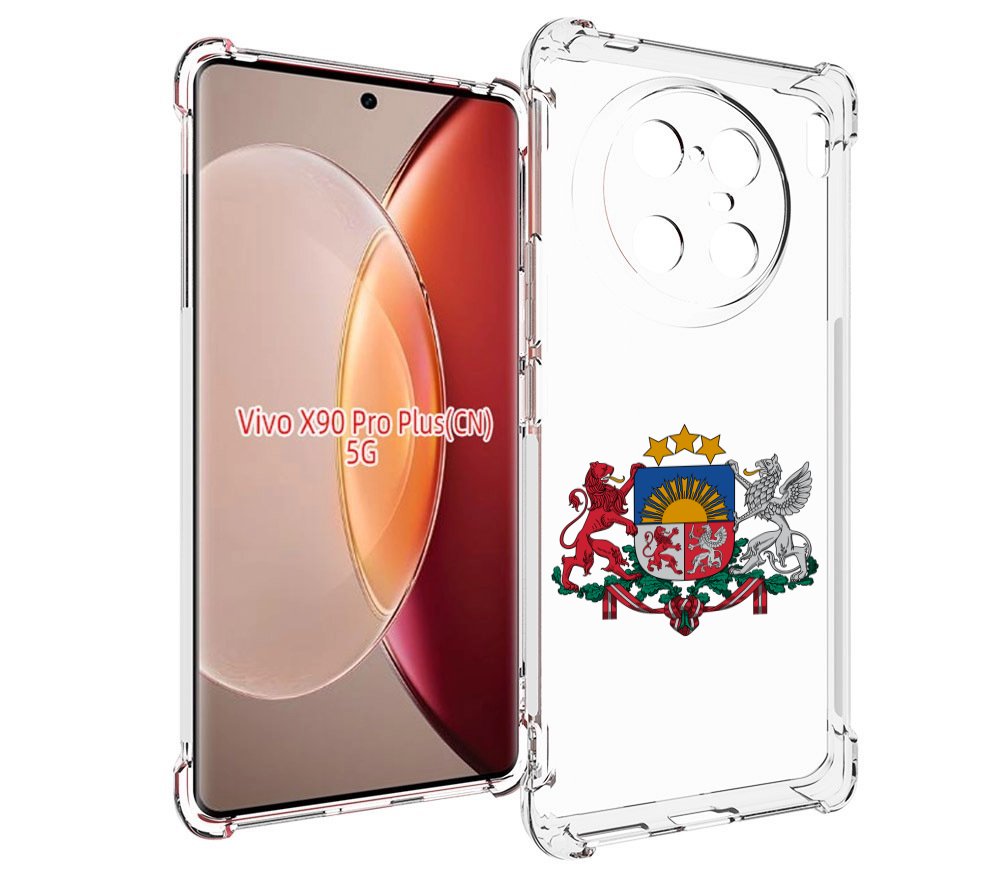 

Чехол MyPads герб-латвии для Vivo X90 Pro Plus, Прозрачный, Tocco