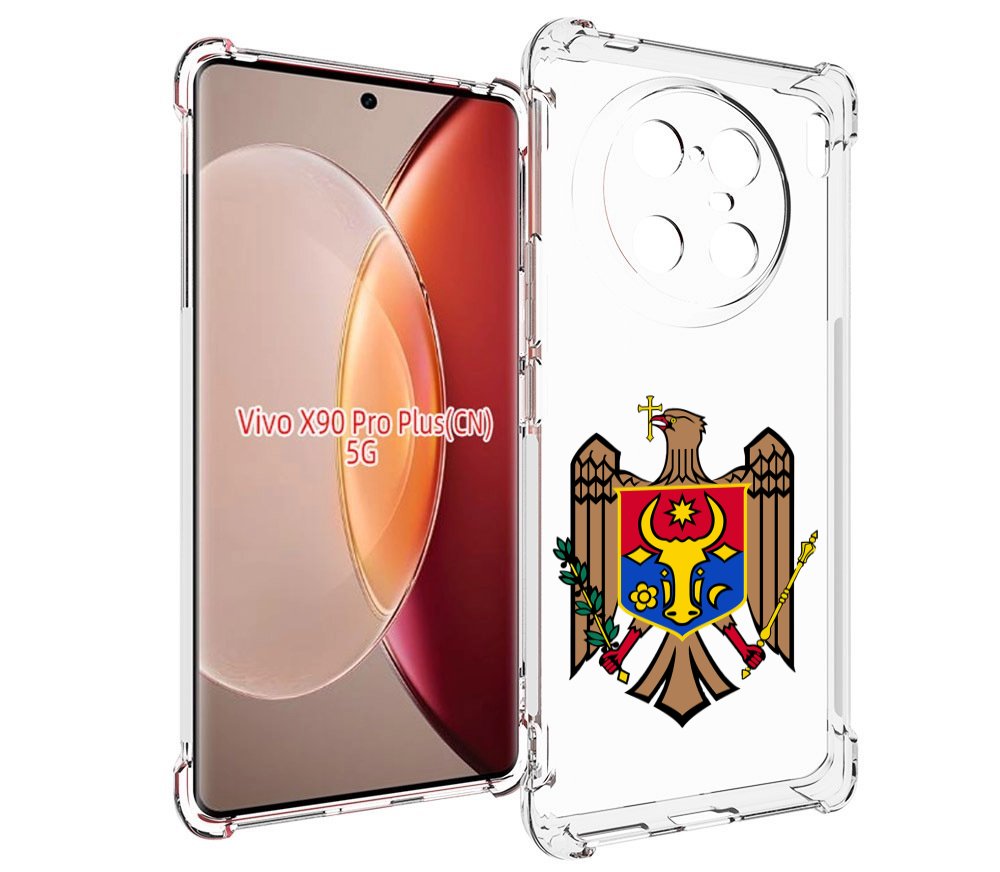 

Чехол MyPads герб-молдовы для Vivo X90 Pro Plus, Прозрачный, Tocco