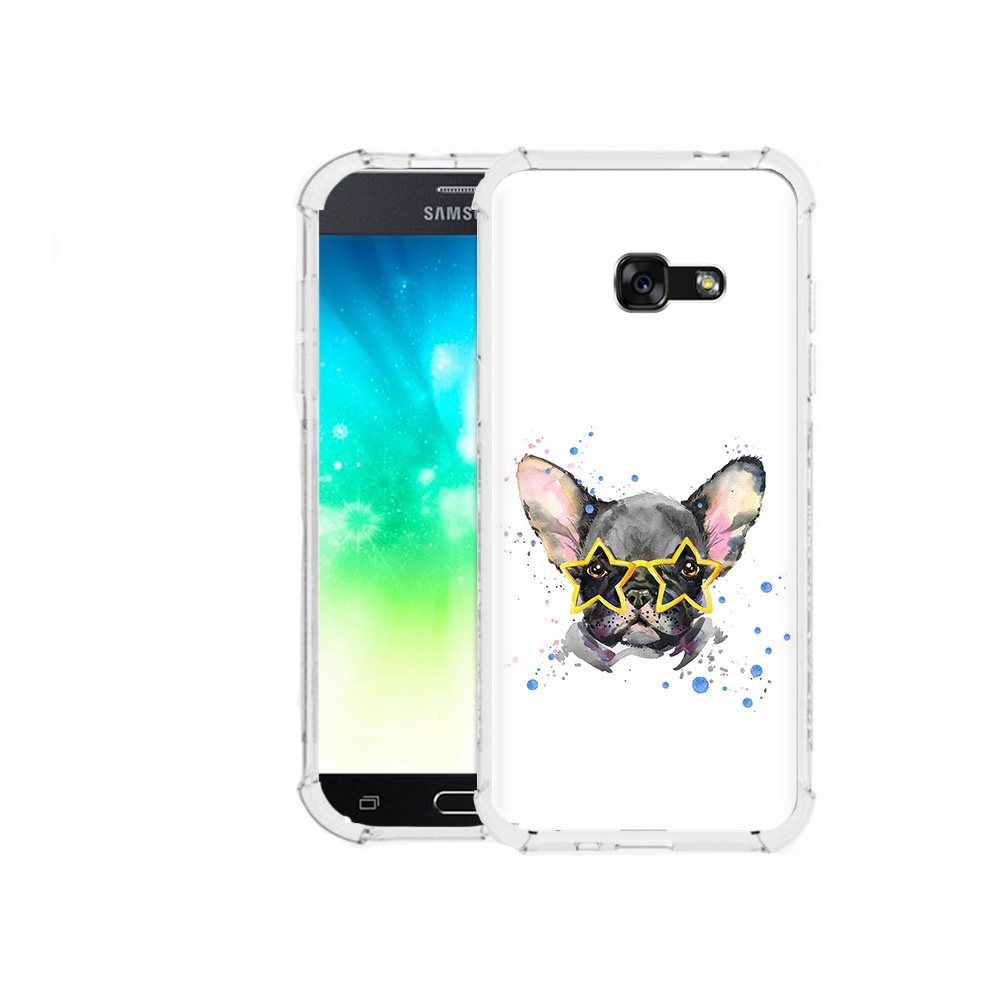 

Чехол MyPads Tocco для Samsung Galaxy A3 (2016) буля в очках, Прозрачный, Tocco