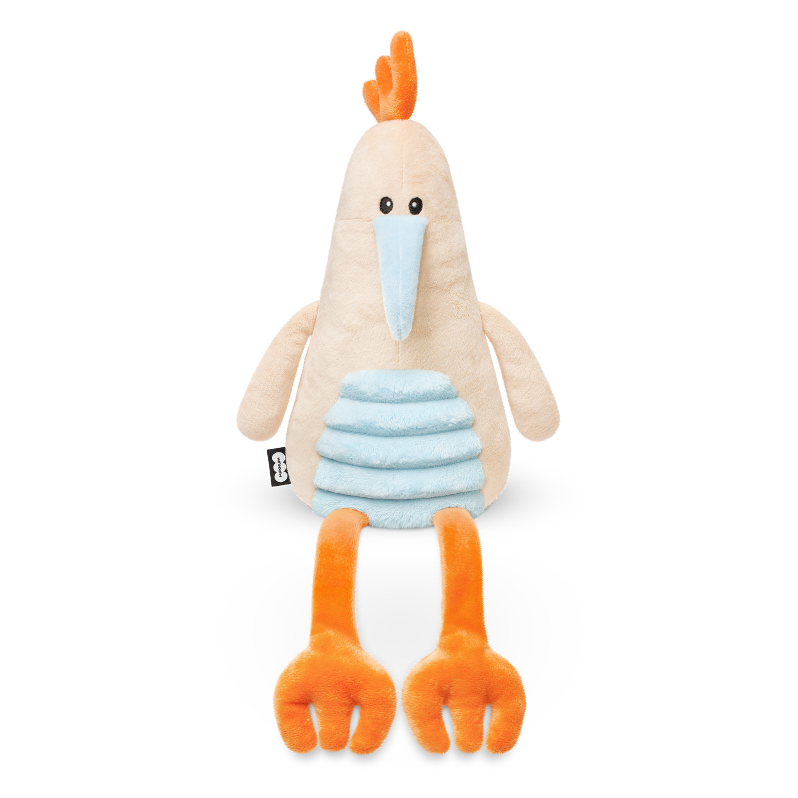 Мягкая игрушка Мякиши Птичка Гагры, 24 см, 818 бежевый
