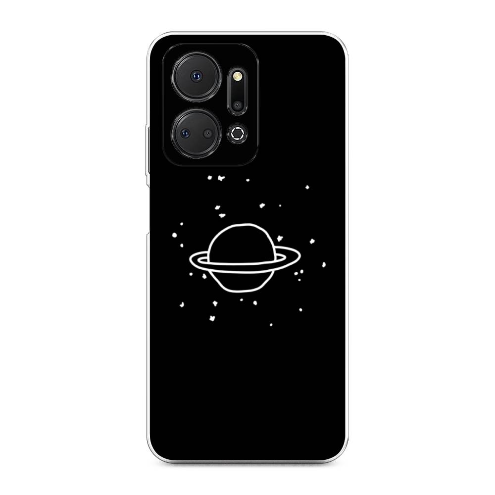 

Чехол Awog на Honor X7A "Дудл Юпитера", Белый;черный, 6120650-4