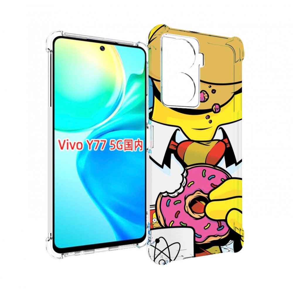 

Чехол MyPads Пончик для Vivo Y77 5G, Прозрачный, Tocco