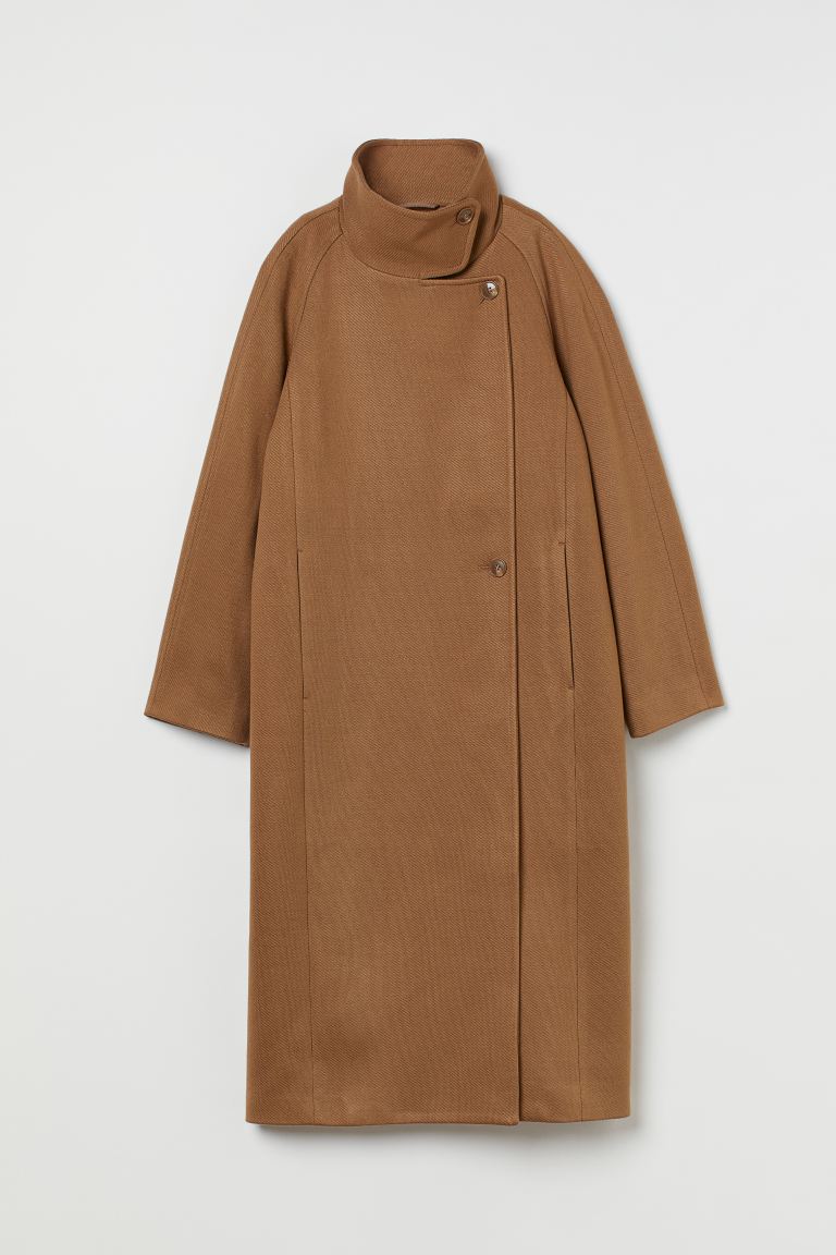 

Пальто женское H&M 1002528005 бежевое M (доставка из-за рубежа), 1002528005