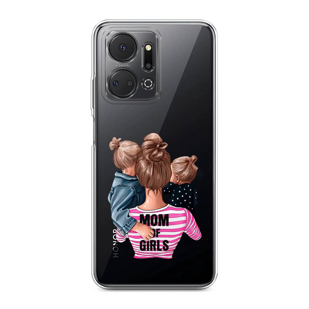 

Чехол Awog на Honor X7A "Mom of Girls", Разноцветный, 6120650-6