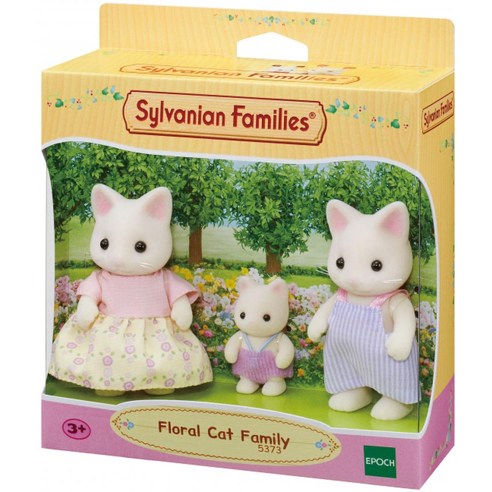 фото Игровой набор sylvanian families семья цветочных котов 5373