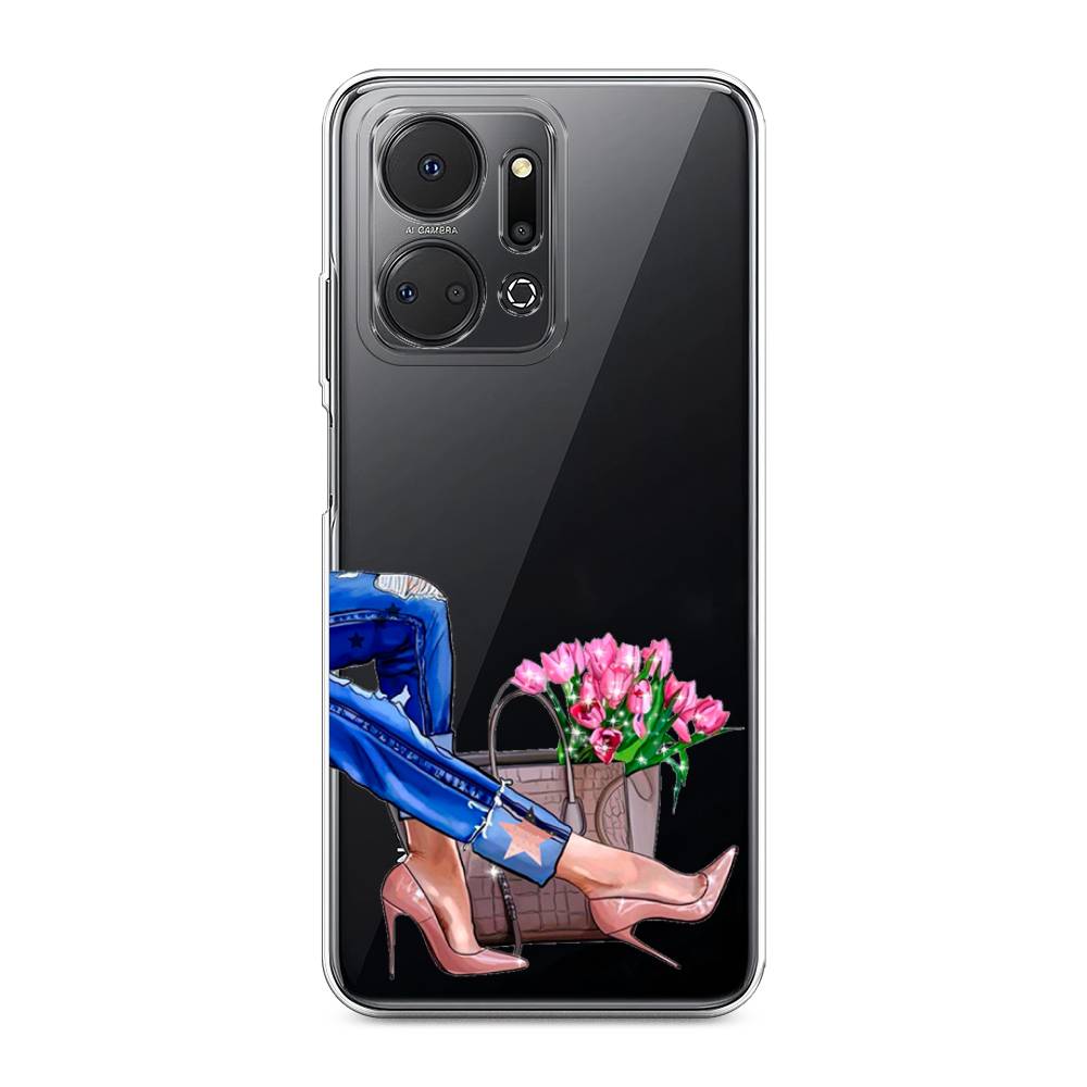 

Чехол Awog на Honor X7A "Каблучки", Синий, 6120650-7