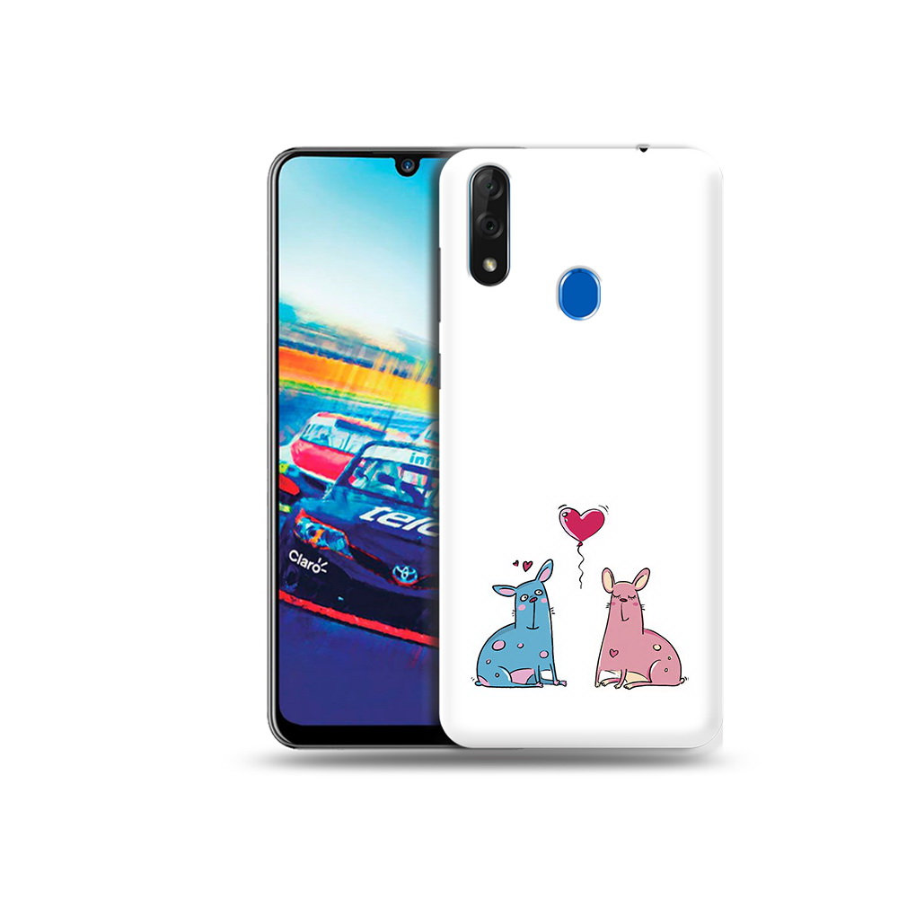 

Чехол MyPads Tocco для ZTE Blade V10 Лама любовь (PT136503.455.102), Прозрачный, Tocco