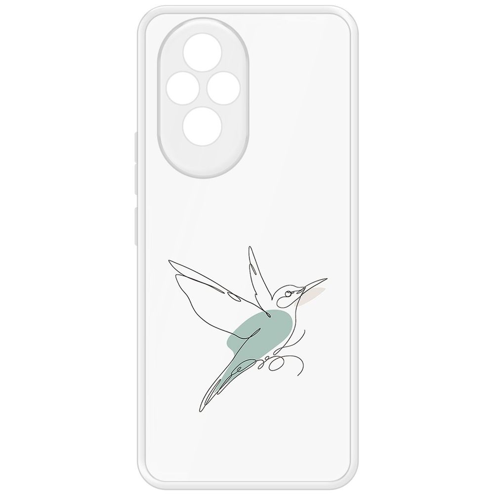 

Чехол-накладка Krutoff Clear Case Легкость для Honor 200, Прозрачный