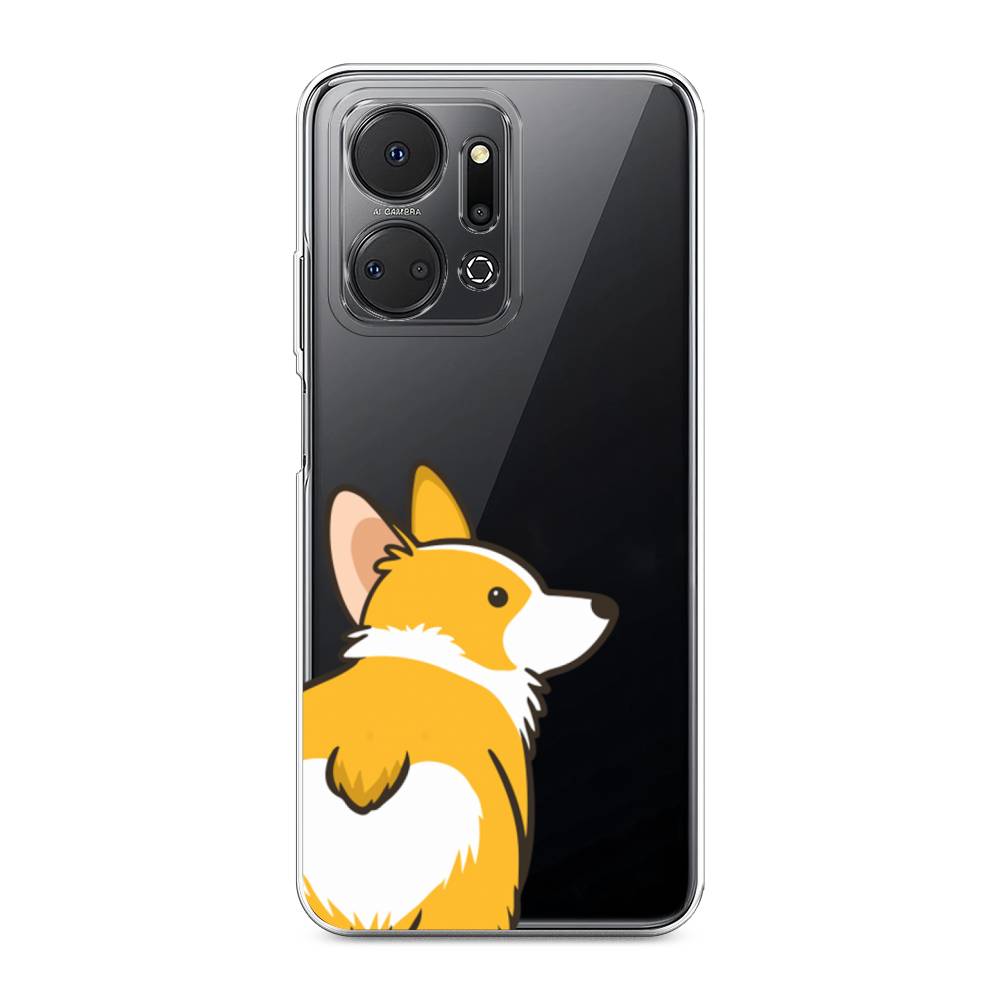 

Чехол Awog на Honor X7A "Корги следуй за мной", Желтый;бежевый;белый, 6120650-2