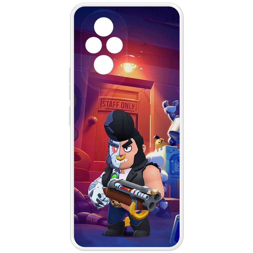 

Чехол-накладка Krutoff Clear Case Brawl Stars-Б-800 для Honor 200, Прозрачный