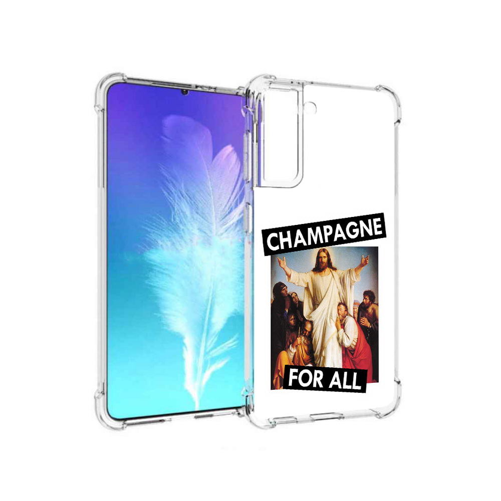 

Чехол MyPads Tocco для Samsung Galaxy S21 шампанское (PT157088.510.697), Прозрачный, Tocco
